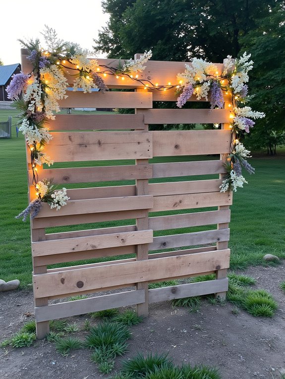 rustic wood pallet backdrops