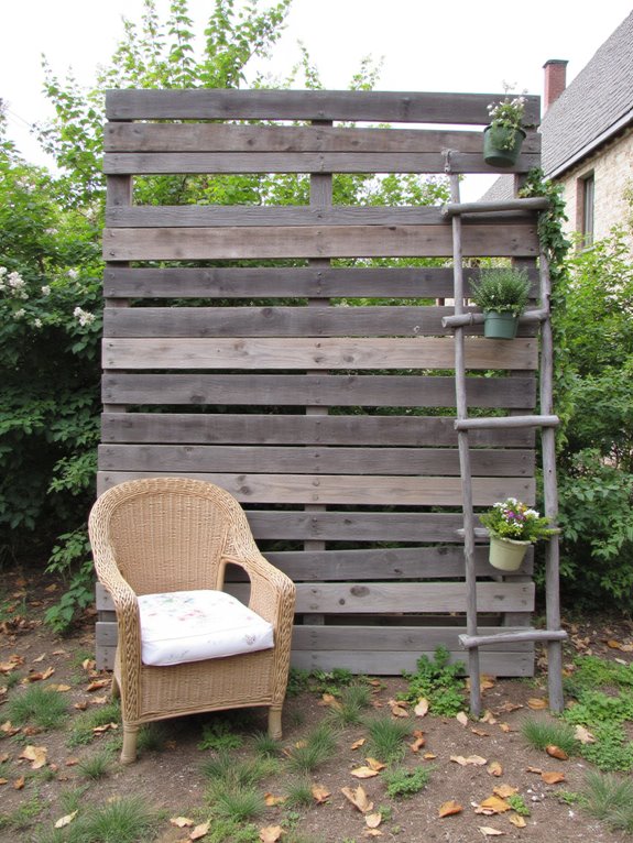 rustic wooden pallet backdrop