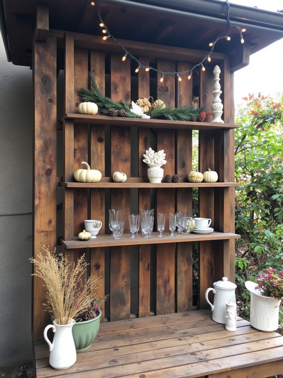 seasonal decor for shelves