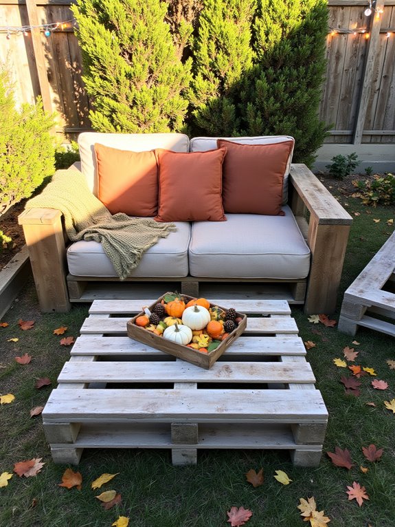 seasonal pallet furniture decor
