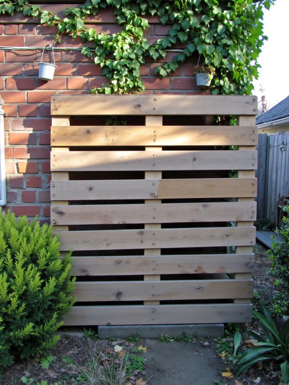 secure pallet wall installation