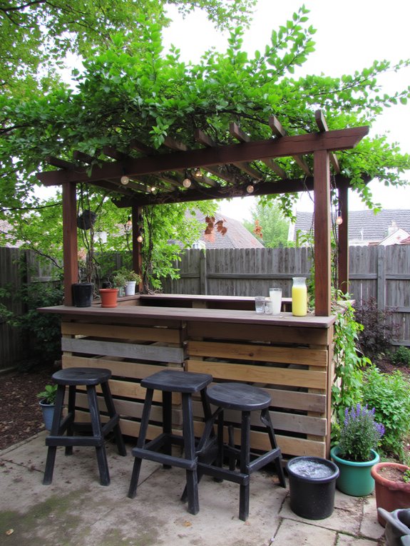 sheltered pallet bar creation