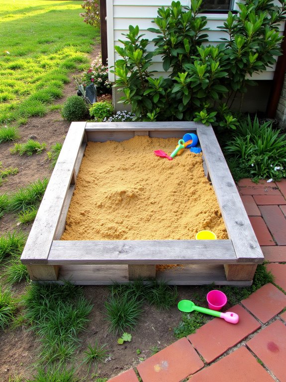 simple outdoor play space