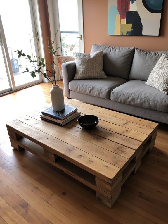 sleek rustic coffee tables