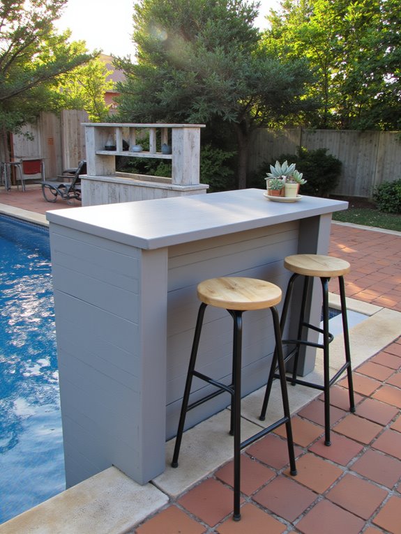 sleek sophisticated outdoor relaxation