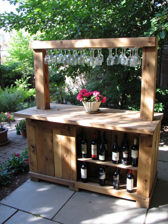 stylish pallet bar design