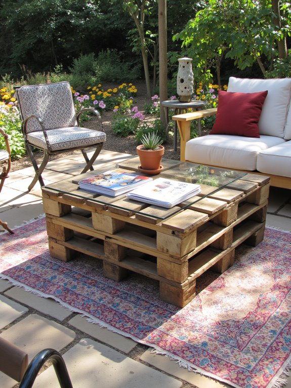 stylish pallet coffee table