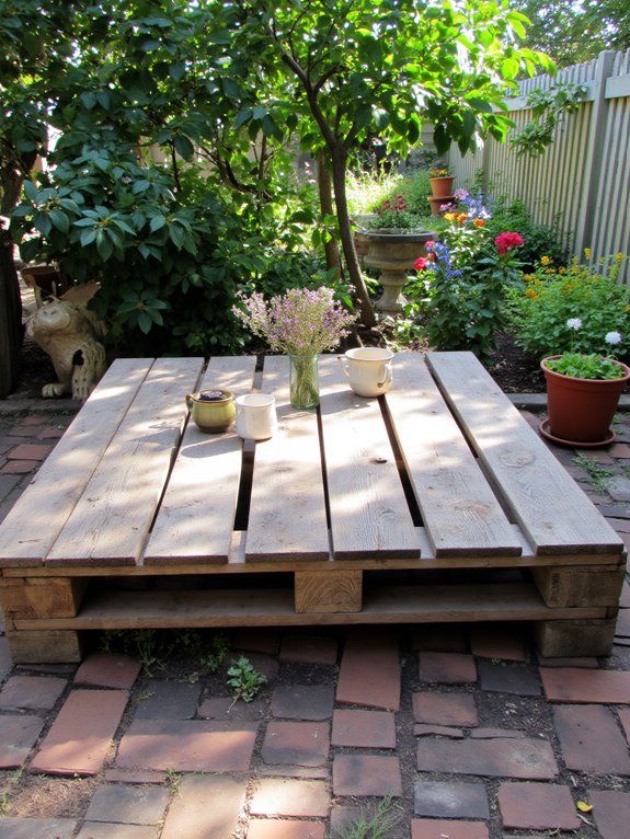 stylish pallet coffee table