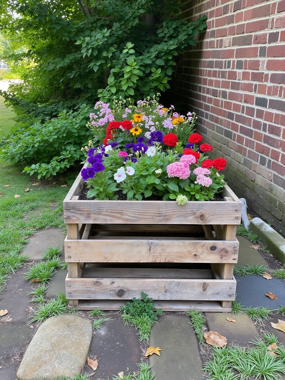 stylish pallet planter creation
