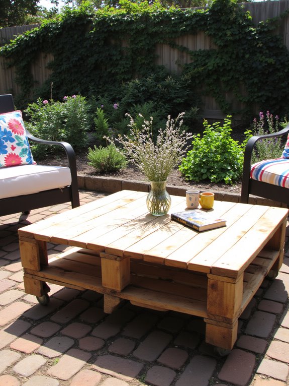 stylish reclaimed pallet table