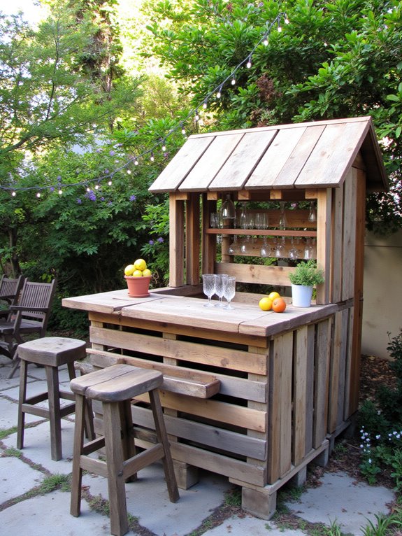 summer soir e pallet bar