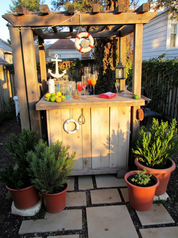themed pallet bar ideas