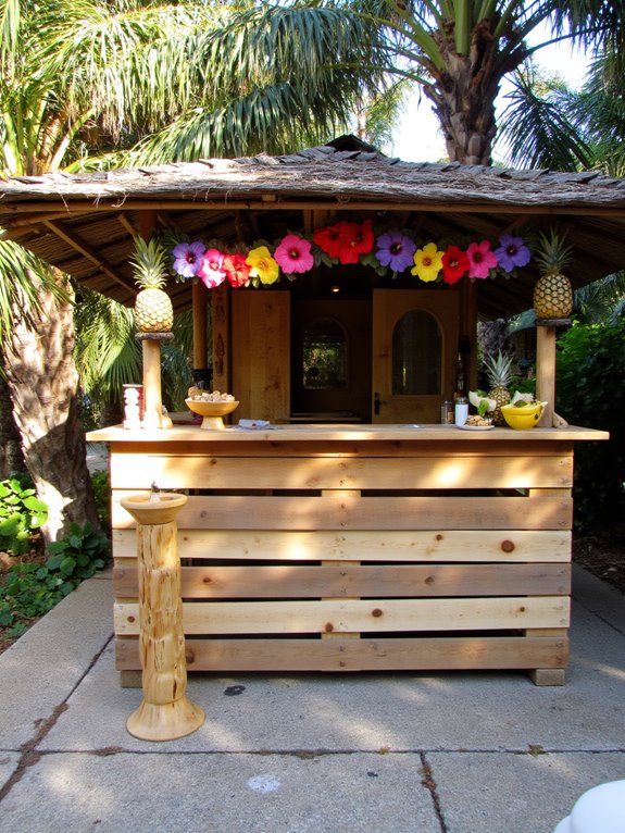 tropical vibes for bar