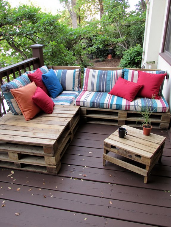 unique playful pallet sofas