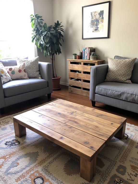 versatile and customizable pallet furniture