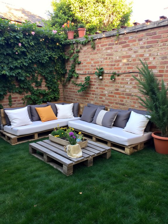 versatile diy pallet sectionals