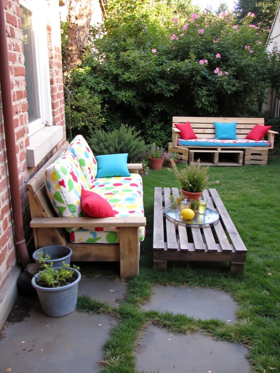 versatile pallet garden furniture