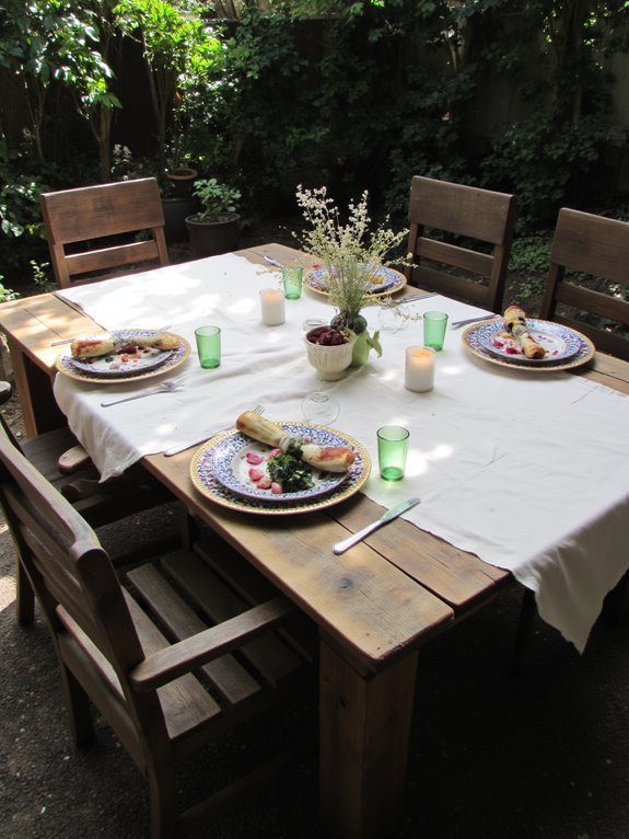 versatile pallet outdoor table