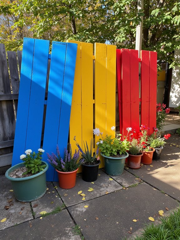 vibrant color ideas for backdrops