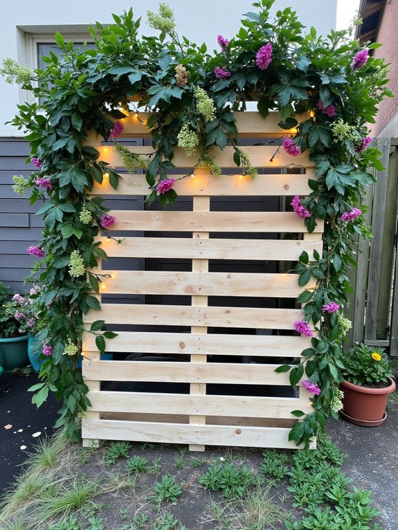 vibrant floral backdrop design