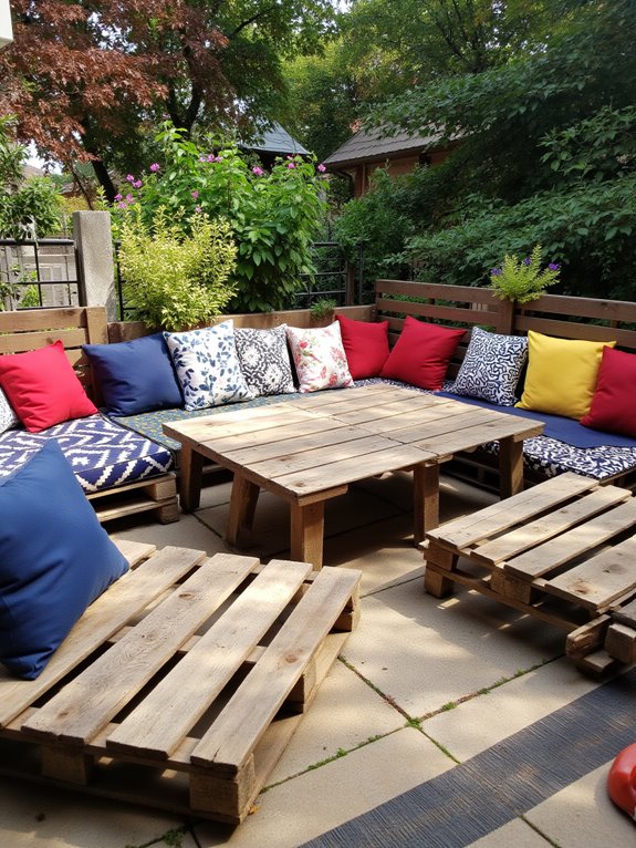 vibrant outdoor cushion decor