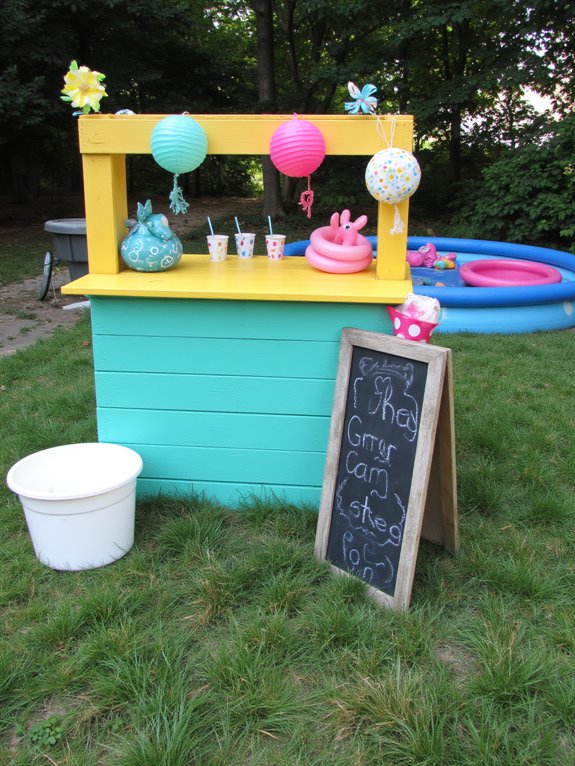 vibrant pallet bar creativity