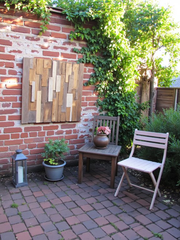 vibrant pallet wall art