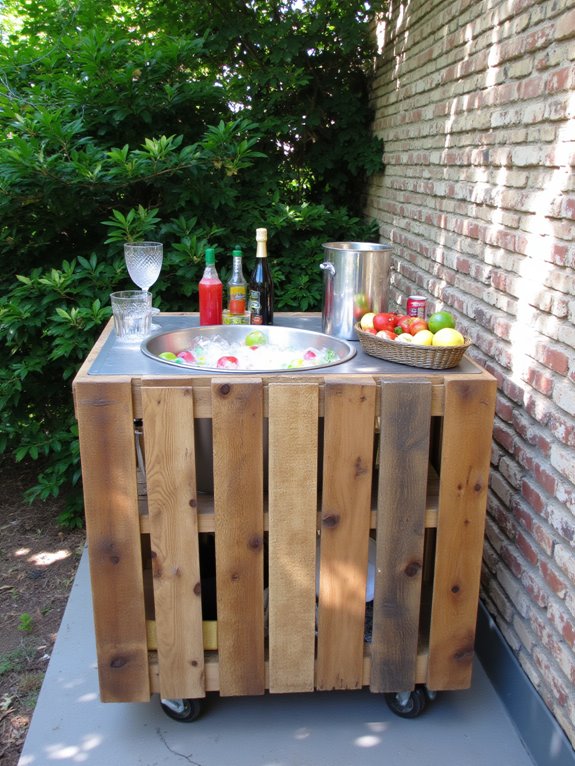 vintage ice bucket addition