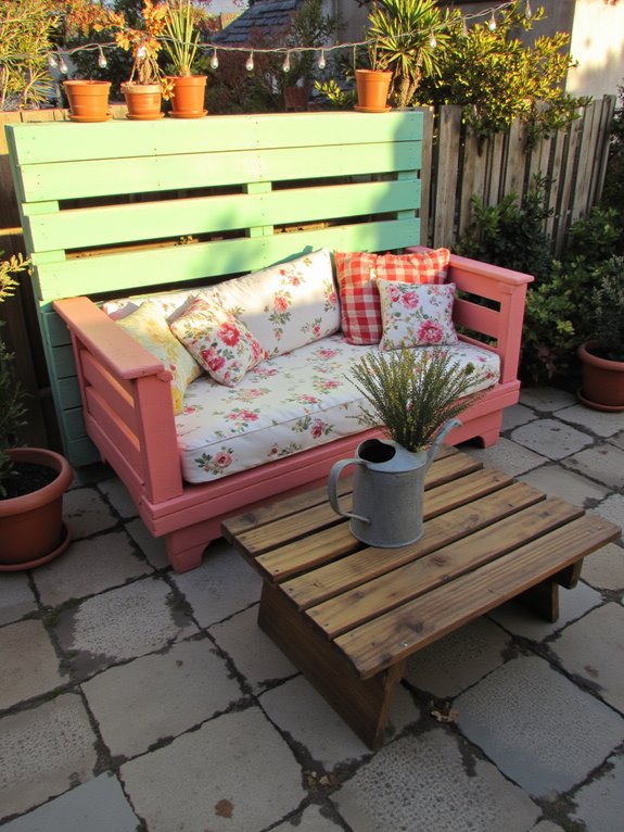 vintage pallet sofa charm