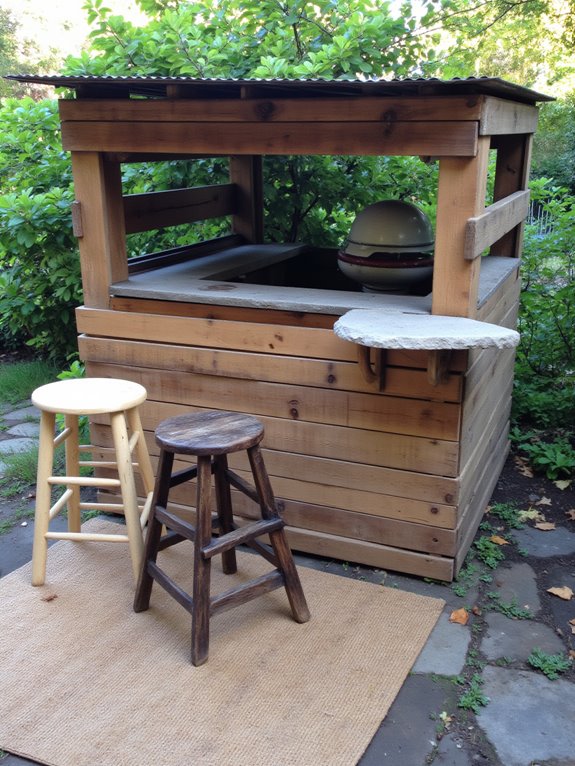 weatherproof your pallet bar