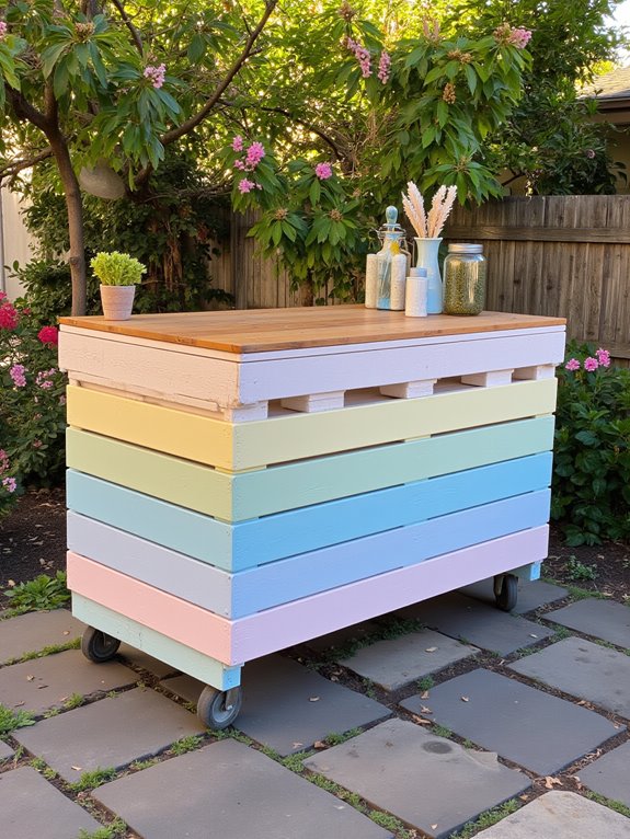 wheeled pallet bar flexibility