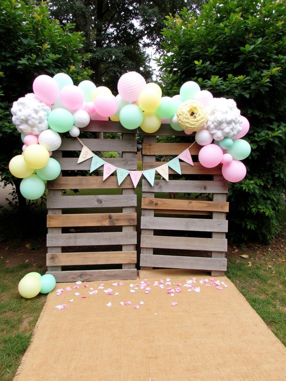 whimsical playful baby shower decorations