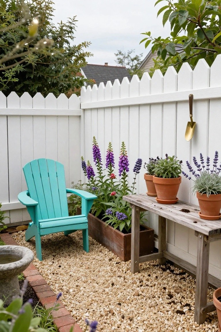 Cozy Gravel Chair Nook