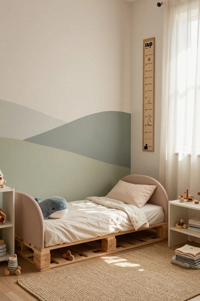 Upholstered Pallet Bed Frame