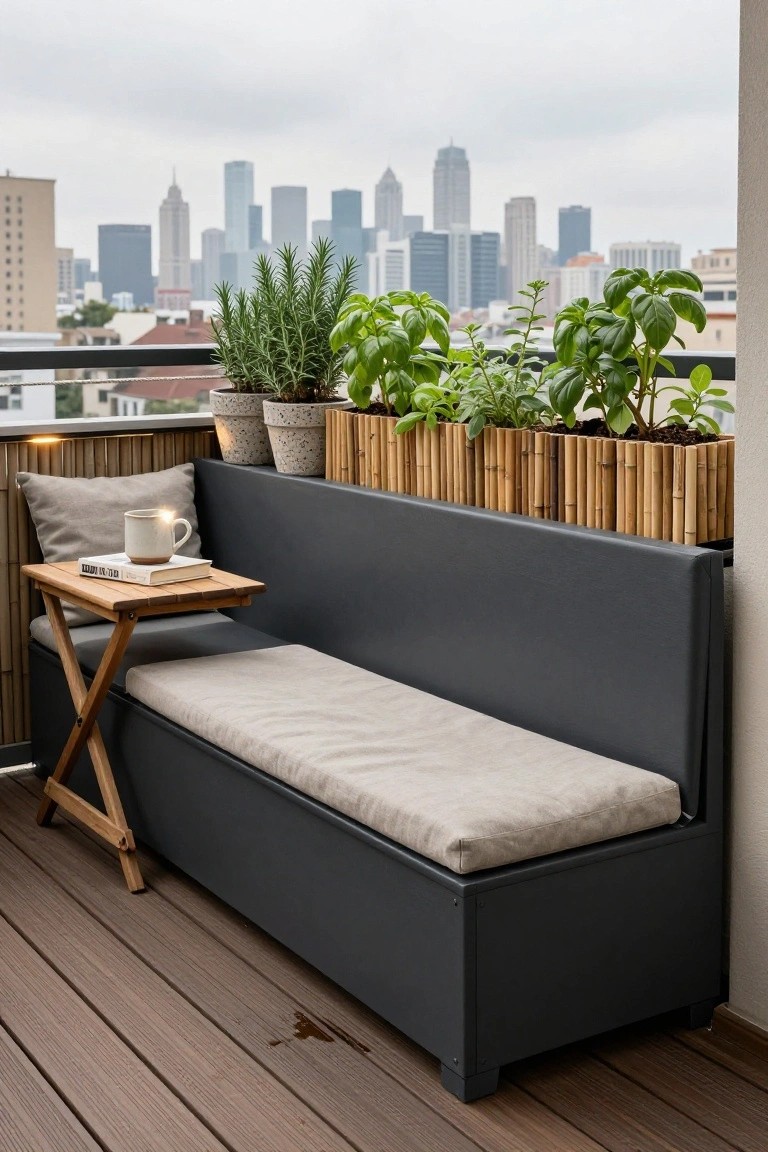 Balcony Corner Bench Seating