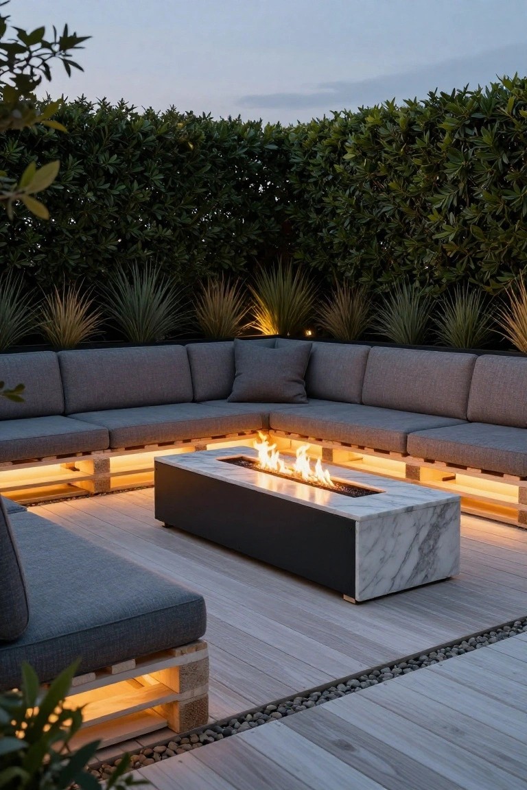 Pallet Sofas for Backyard Lounging