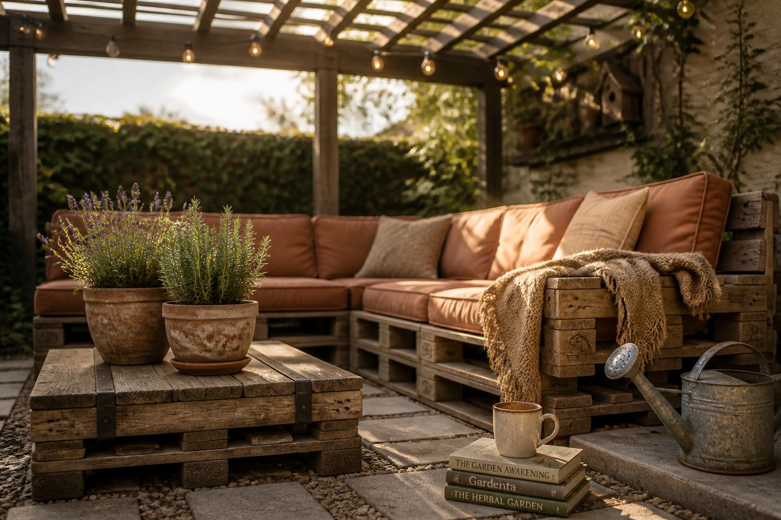 17 Creative Pallet Patio Furniture Ideas That Refresh Tired Outdoor ...
